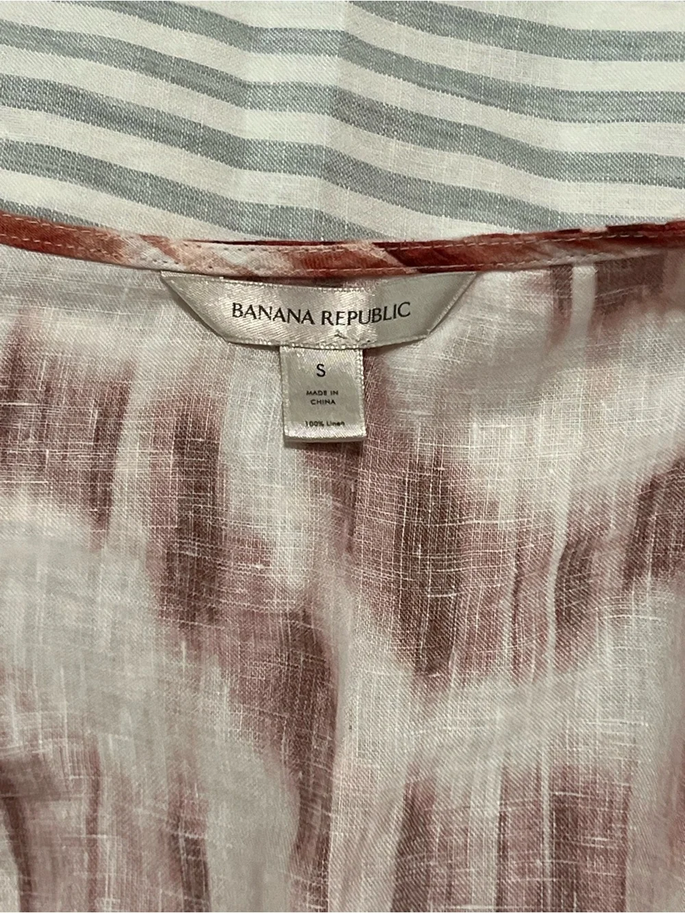 Banana Republic Zebra Linen Set